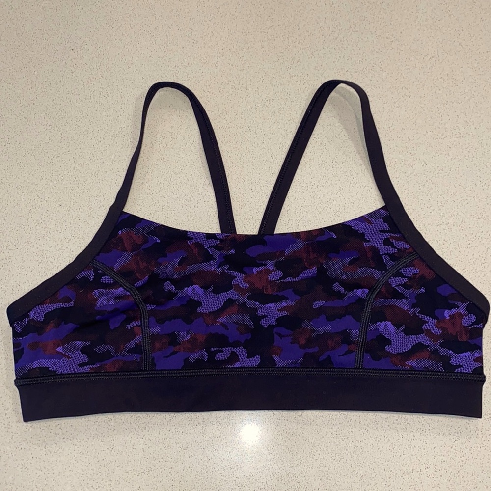 Lululemon Rise and Run Sports Bra Size 10